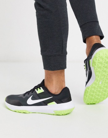 Nike Training Varsity Compete 3 Crne Zelene - Muške Tenisice | 24187YOTW